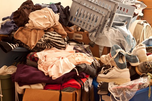 Organized storage solutions after loft clearance