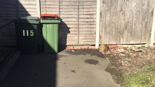 Clean and organized garden after clearance